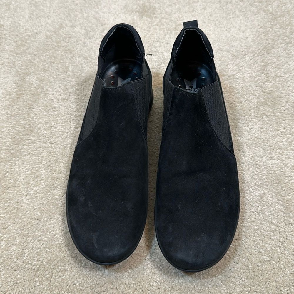 Mephisto Nellie Black Bucksoft Genuine Leather Air-Jet Women Shoes Size 7.5